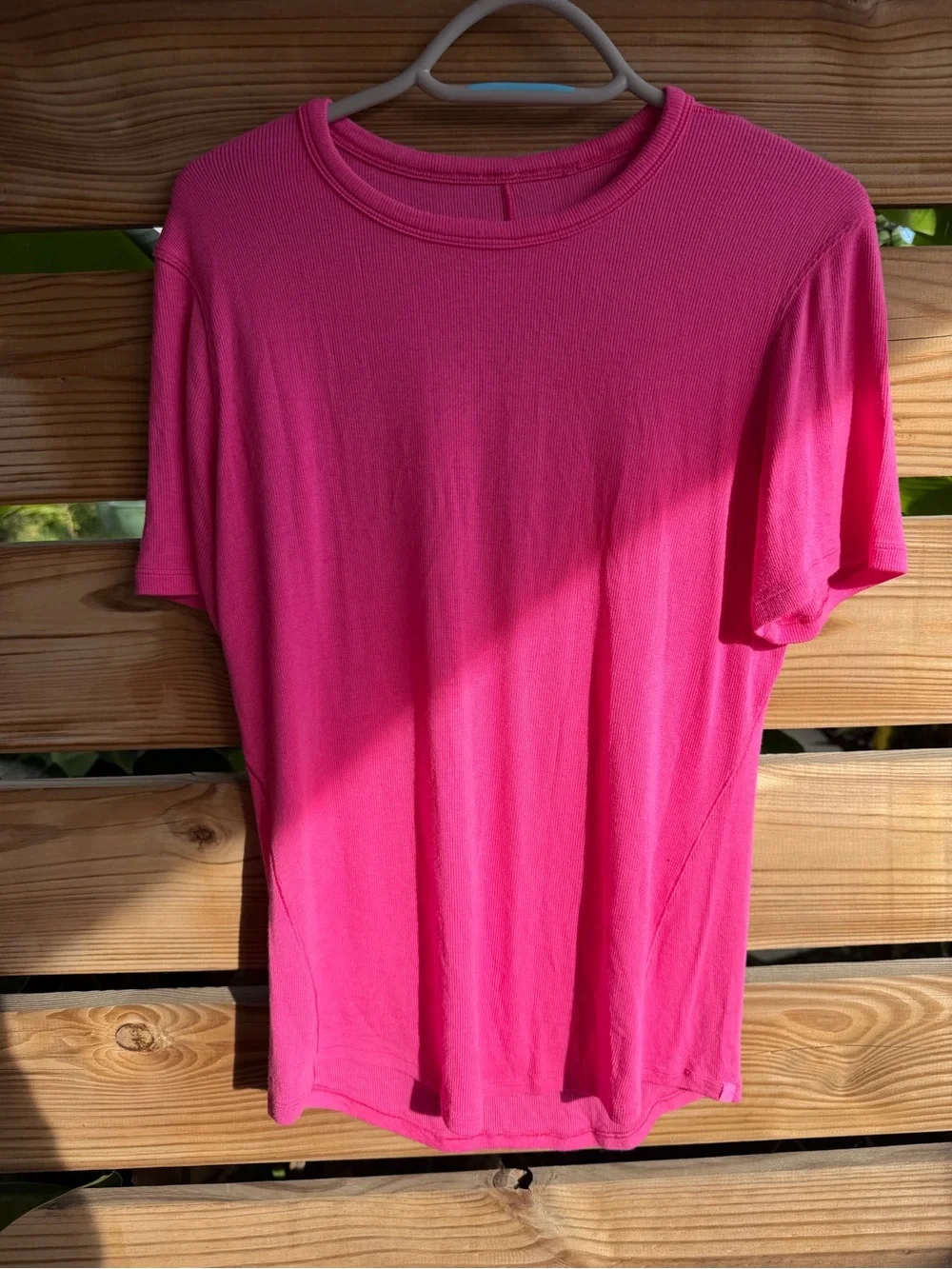 Lululemon Bright Pink Short Sleeve Tee